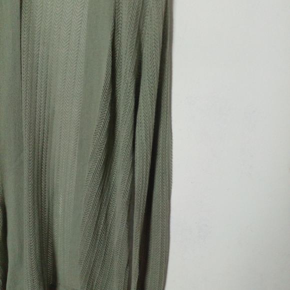 Chico's Women's Long Sleeve Mesh Cardigan Sweater Size 2 - Picture 7 of 7